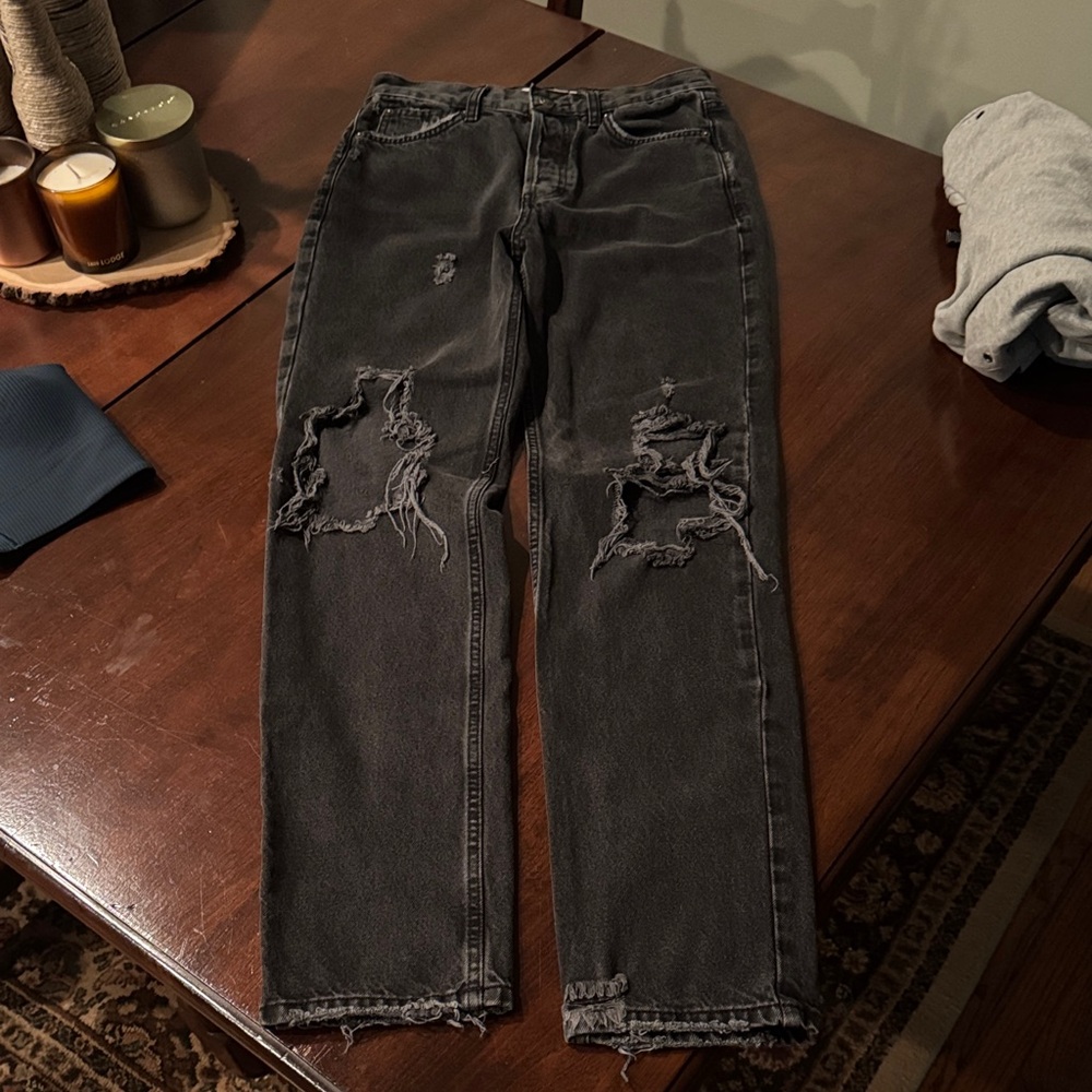 We The Free Charcoal Distressed women's Jeans